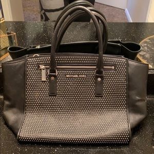Black Studded Michael Kors Purse